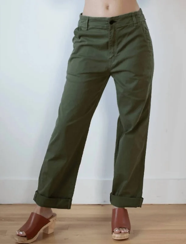 Luxury Comfort Chino Twill In Fatigue