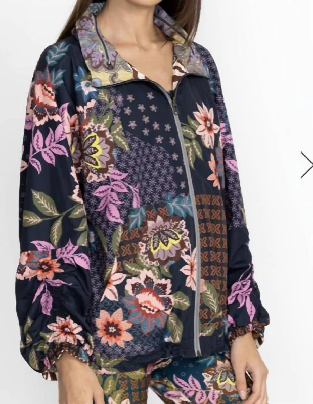 Feminine Flow Harmon Jacket (Reversable) In Multi