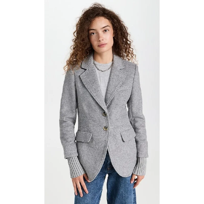 High End Women's Wear Favorite Daughter Women's The City Blazer, Forest Grey