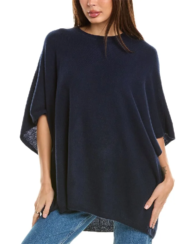 Eclectic Fashion Amicale Cashmere Crewneck Cashmere Poncho