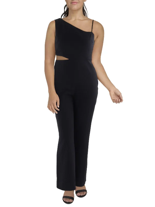 Trendy Women's Wear Womens One Shoulder Wide Leg Jumpsuit