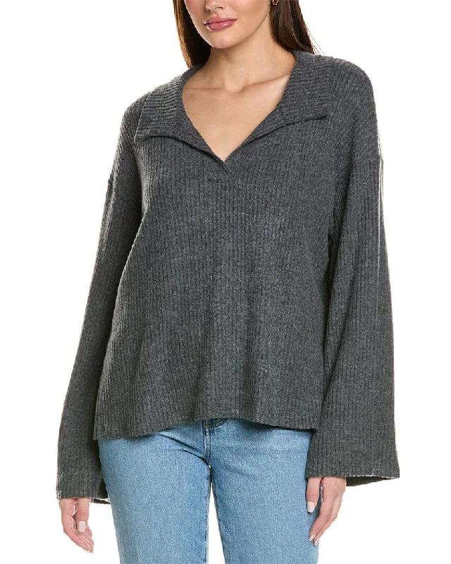 Big Discounts Project Social T Raven Collared Cozy Rib Pullover