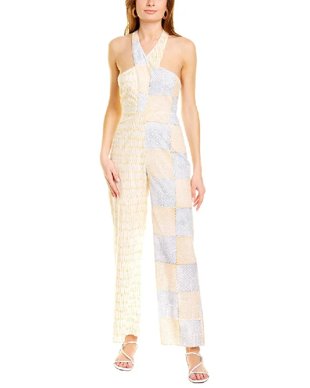 Anniversary Sale Ash & Eden Sarah Halter Neck Jumpsuit