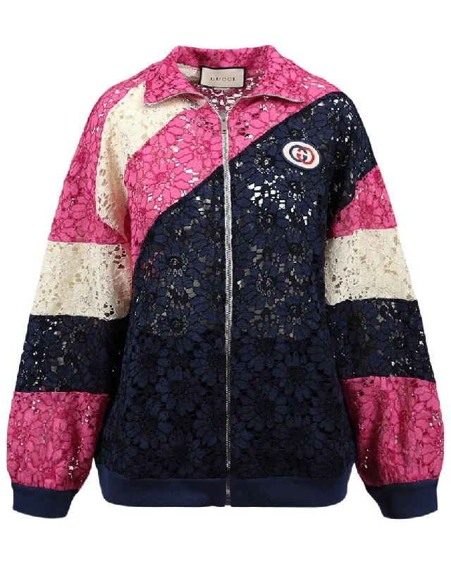 Trend Alert Gucci Lace & Intarsia Jacket