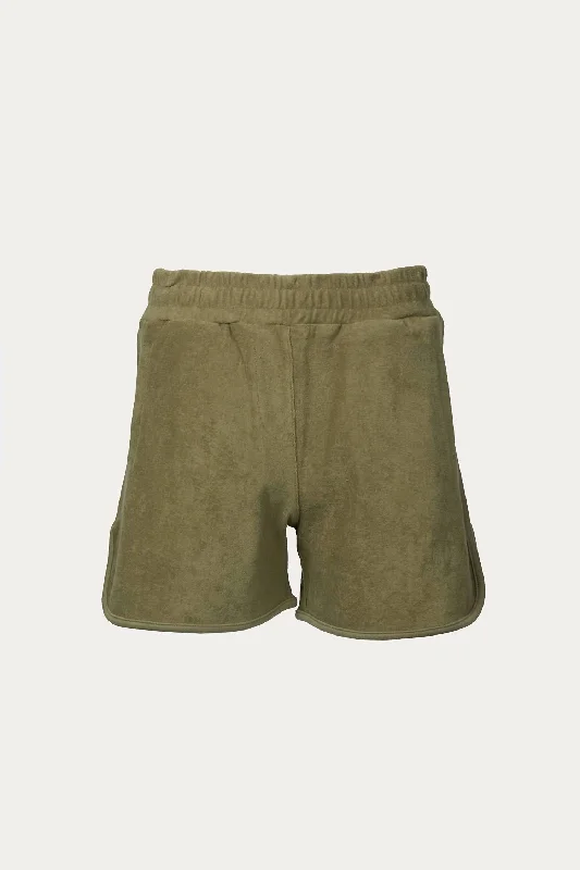 Effortless Chic Apparel Marwood Short In Dusky Green