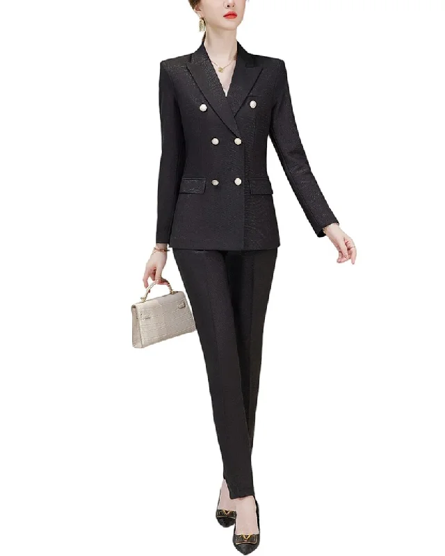 Weekend Special Bossy Chic 2pc Blazer & Pant Set