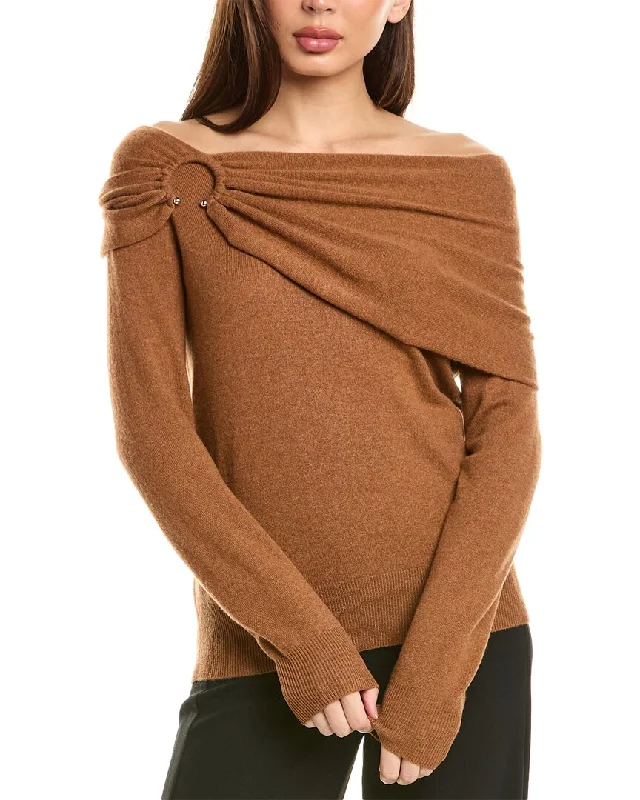 Hot Trends InCashmere Ring Cashmere Sweater