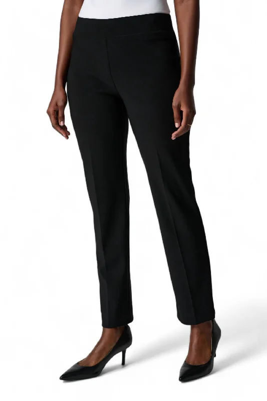 Season Offer Classic Straight Pant In Black