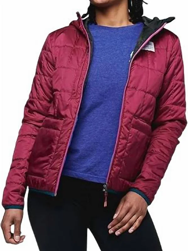 Today Only Teca Calido Hooded Jacket In Run Run