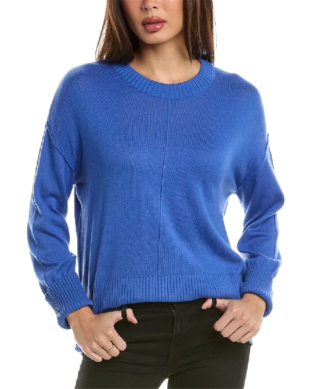 Huge Markdowns Hannah Rose Bungalow Boxy Cashmere-Blend Sweater