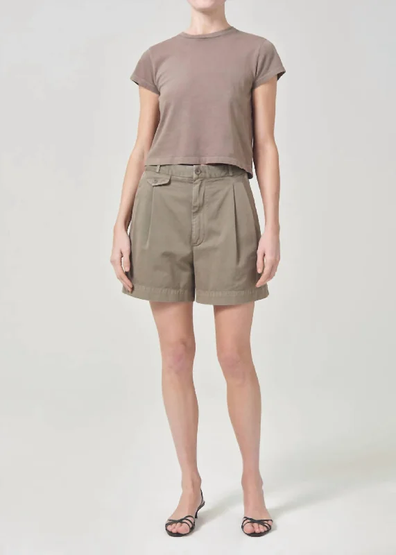 Relaxed Style Becker Short In Bark