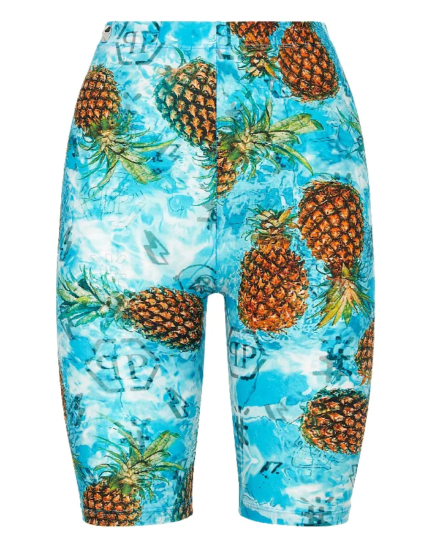 Season Transition Versatile Wear Clearance Short Trousers Pineapple Skies