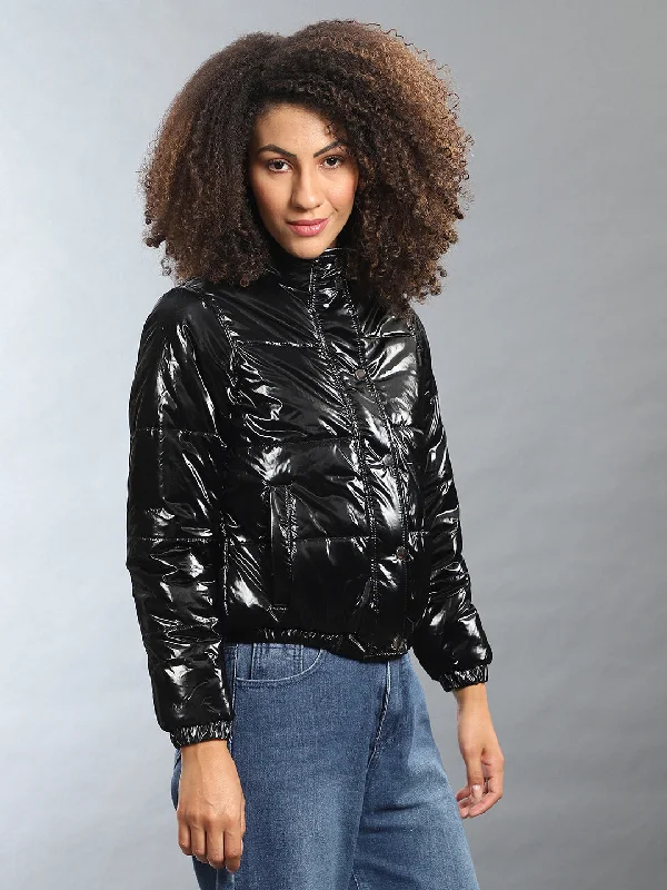 Hot Styles Campus Sutra Women Solid Stylish Casual Bomber Jacket