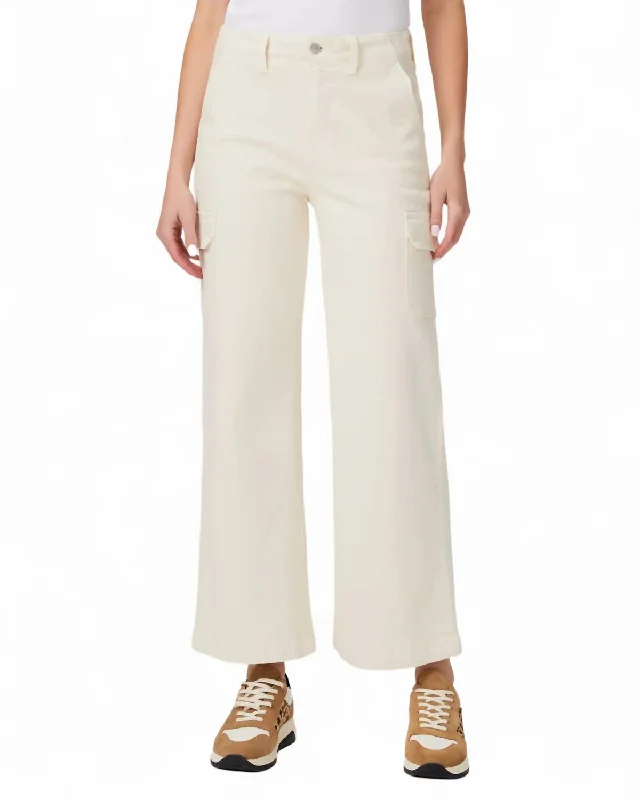 Ride The Style Wave Carly Cargo Pant In Quartz Sand