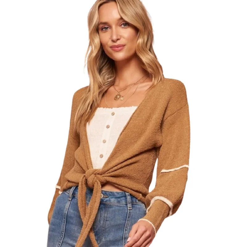 Popular Collection A Textured Knit Cardigan Sweater