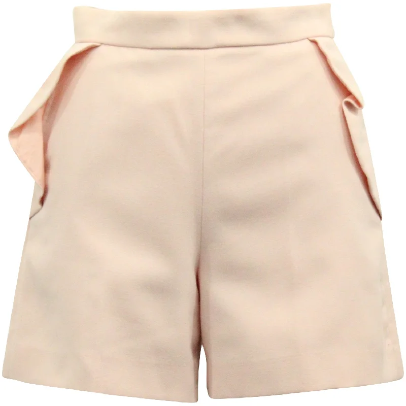 Unbeatable Prices Sandro Paris Ruffled Detail Shorts in Pink Polyester