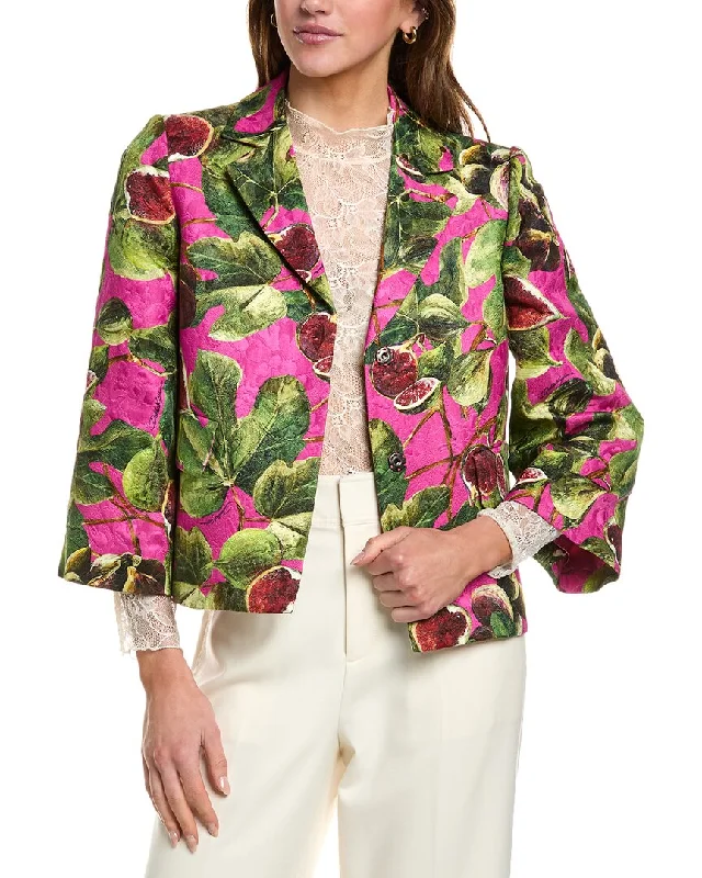 Subtle Sophistication Dolce & Gabbana Silk-Blend Jacket