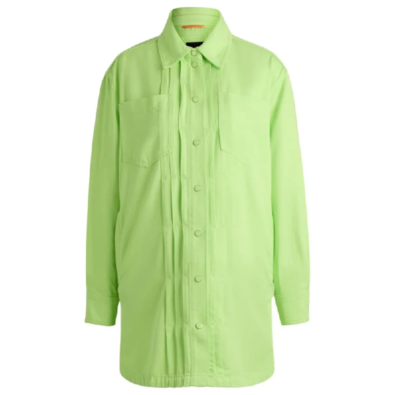 Exclusive Designer Collection Relaxed-fit overshirt in soft twill