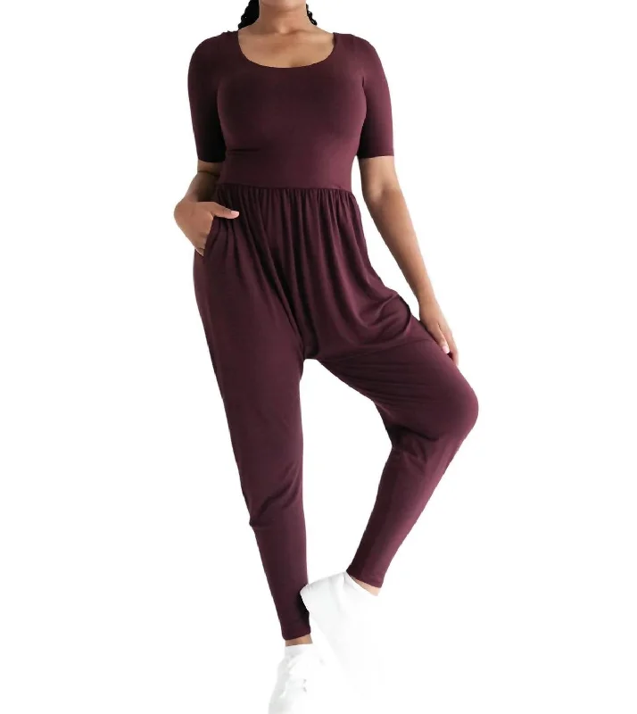 Limited Time Flash Sale Sleeved Bōdhi Jumper In Burgundy