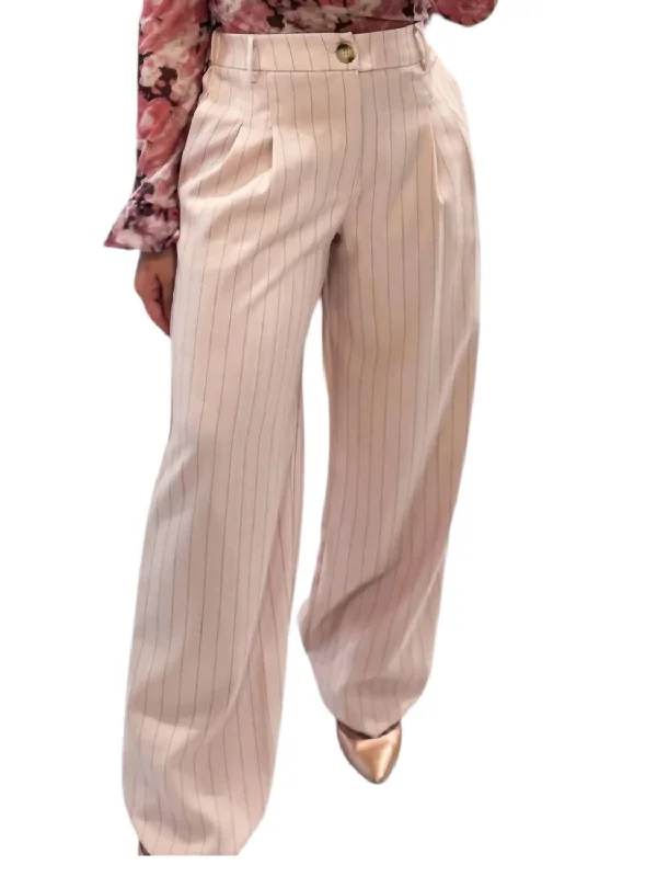 End of Season Sale Good Graces Wide Leg Trousers In Soft Pink