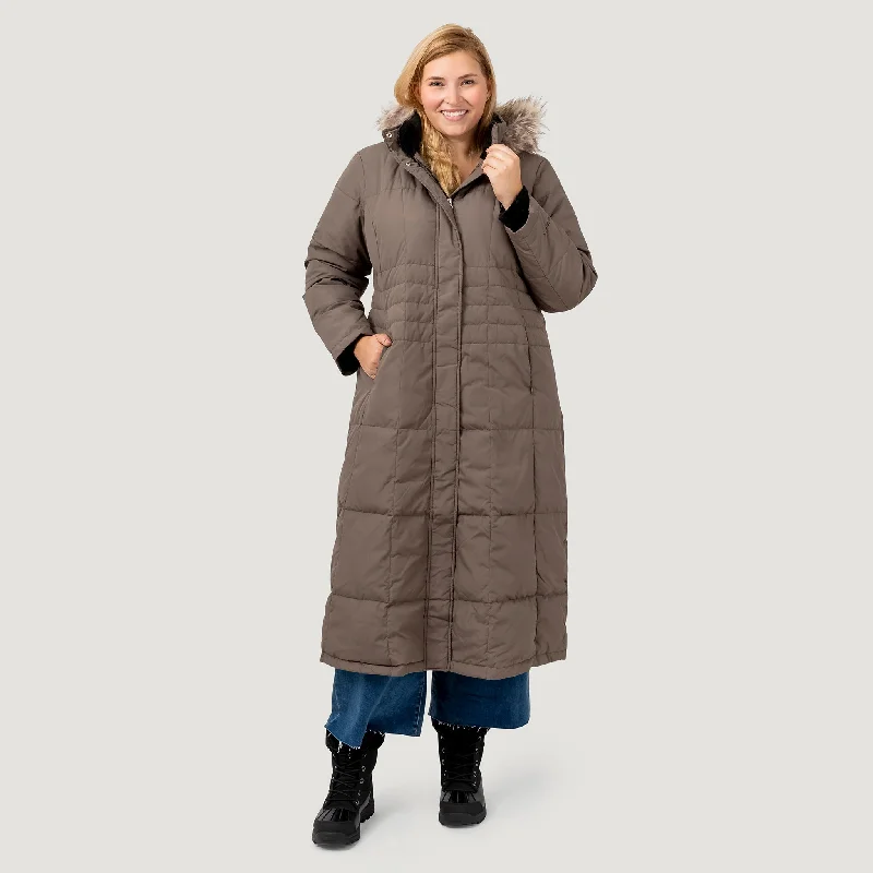 Trendy Street Style Free Country Women's Plus Size Full Length Splendor Down Jacket