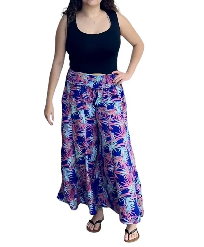 Don't Miss Out Wide Leg Pant In Blue