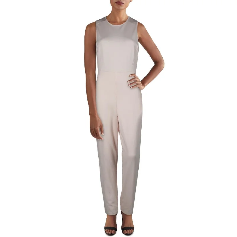 Elegant Contour Lula Womens Stretch Sleeveless Jumpsuit