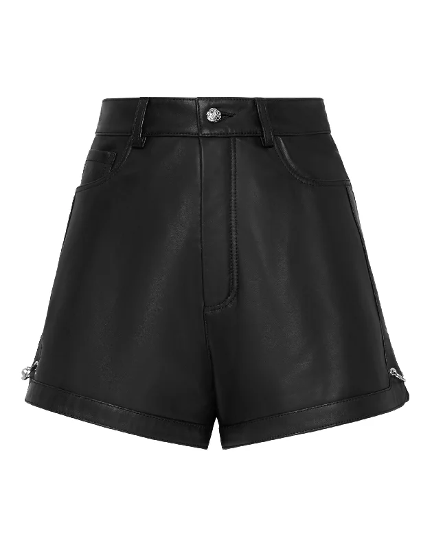 Flash Sale Fever Leather Shorts Pants Pins