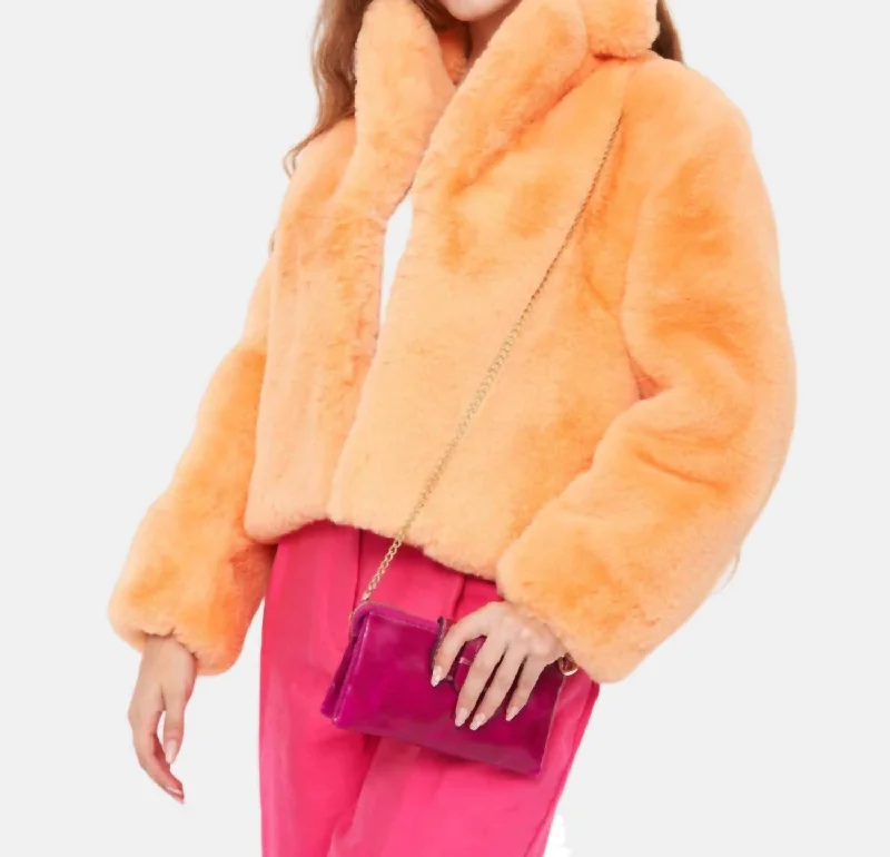 Parisian Effortless Chic Style Martha Jacket In Sherbet