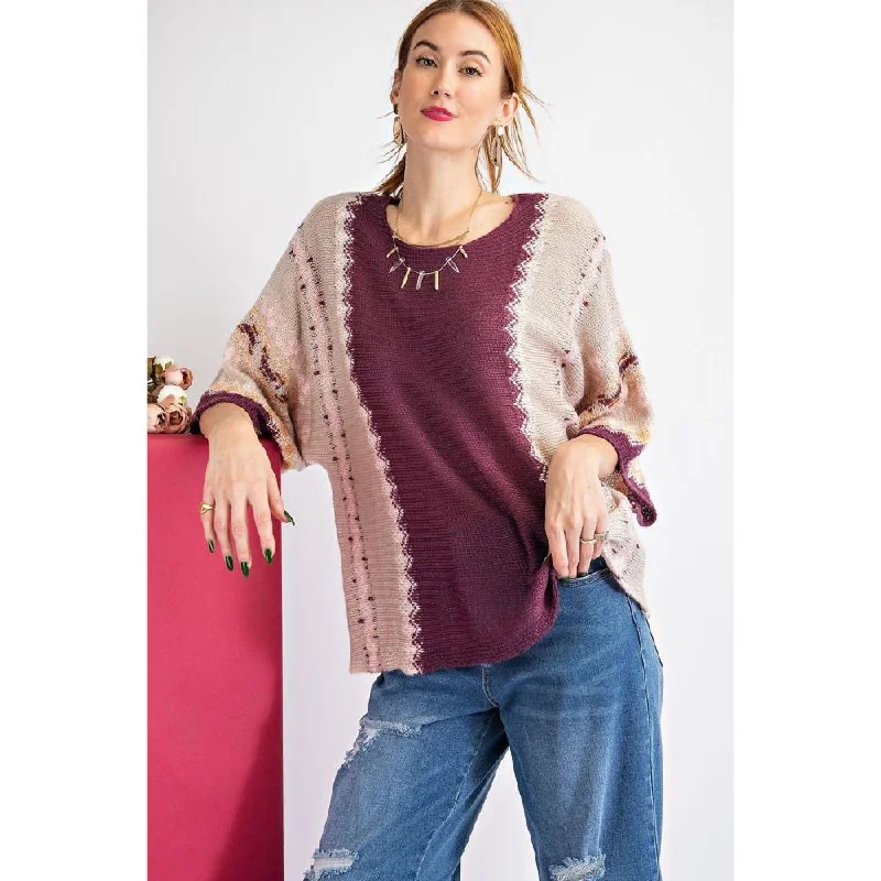 Seasonal Fashion Multi Color Thread Sweater