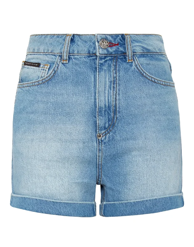 Sustainable Fashion Extravaganza Denim Hot pants