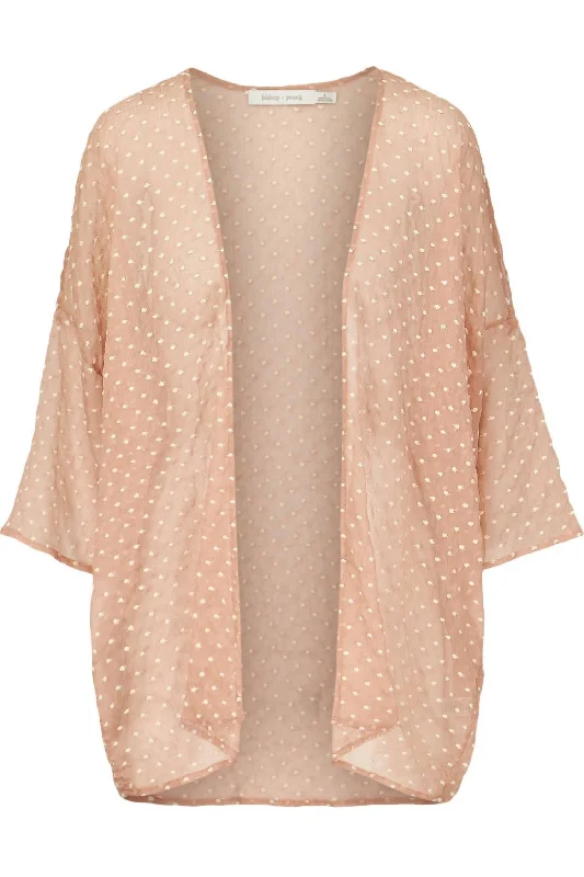 Exclusive Sale Lisbon Print Kimono In Peach