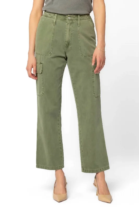 Sophisticated Fashion Bradley Cargo Pant In Olive