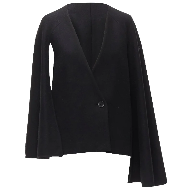 Save On Inspired Styles TIBI virgin wool blend asymmetric cape sleeve button blazer jacket