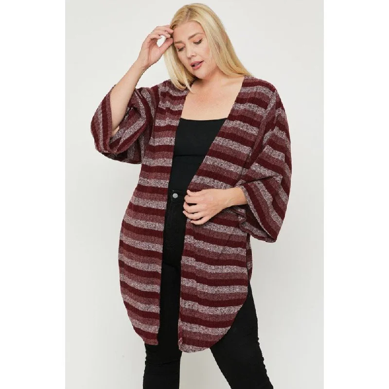 Wardrobe Refresh Multi-color Striped Cardigan