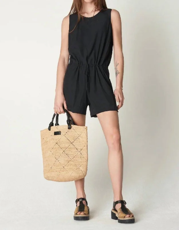 Trend Setting Wardrobe Dressy Shorts Jumpsuit In Black