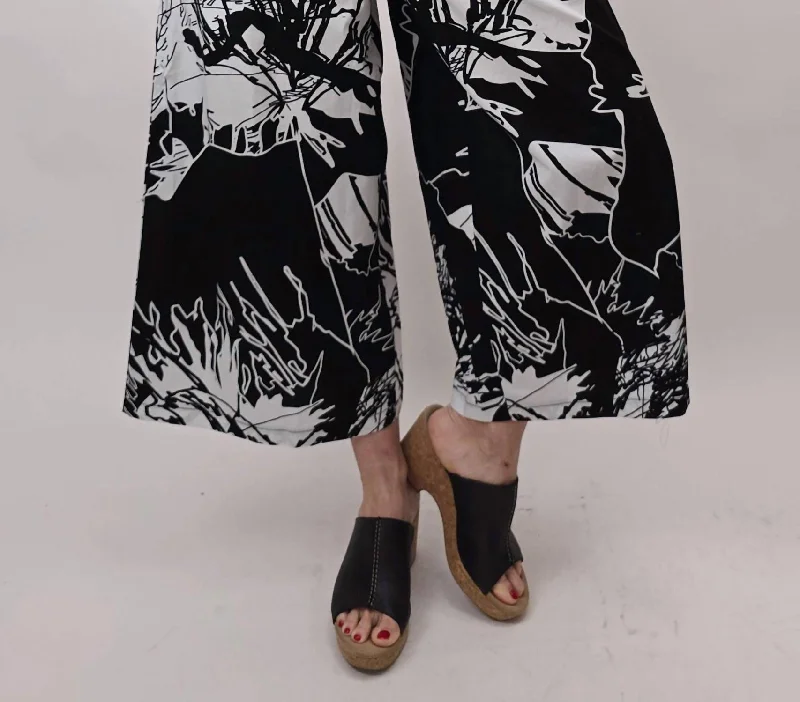 Discount Extravaganza Sofia Pants In Black/white