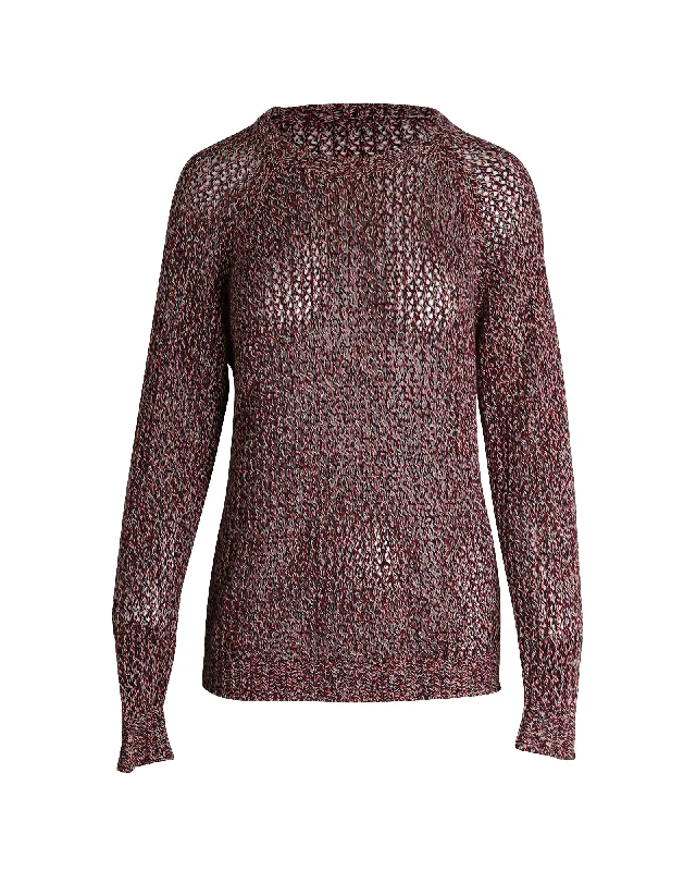 Forward Trendsetter Isabel Marant Etoile Scoop Neck Sweater in Multicolor Cotton