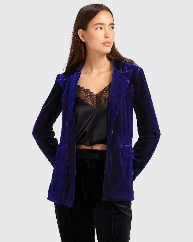 Eclectic Fashion Eternity Velvet Blazer