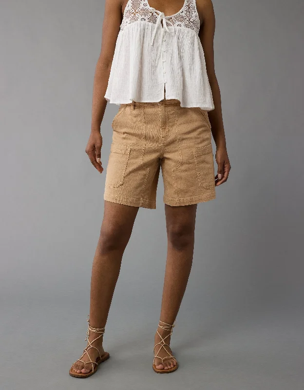 Style Upgrade AE Dreamy Drape High-Waisted Carpenter Short