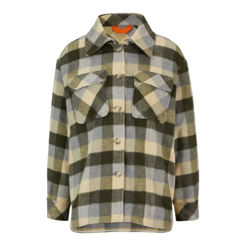 Odd Size Clearance Sale Relaxed-fit jacket in checked fabric with patch pockets