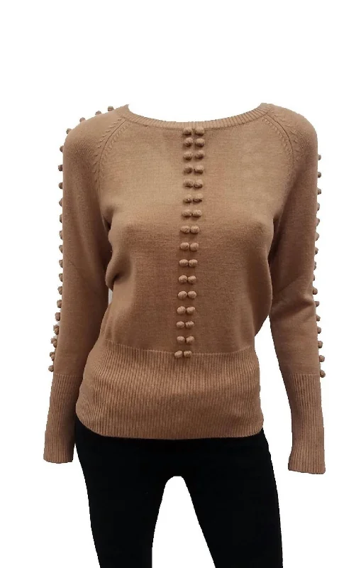 Fashion Sale Ashton Long Sleeve Sweater In Camel