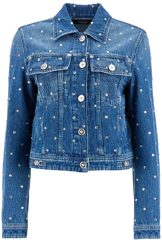 Trendy Women's Wear Versace Women's "Starry Sky blue Jacket