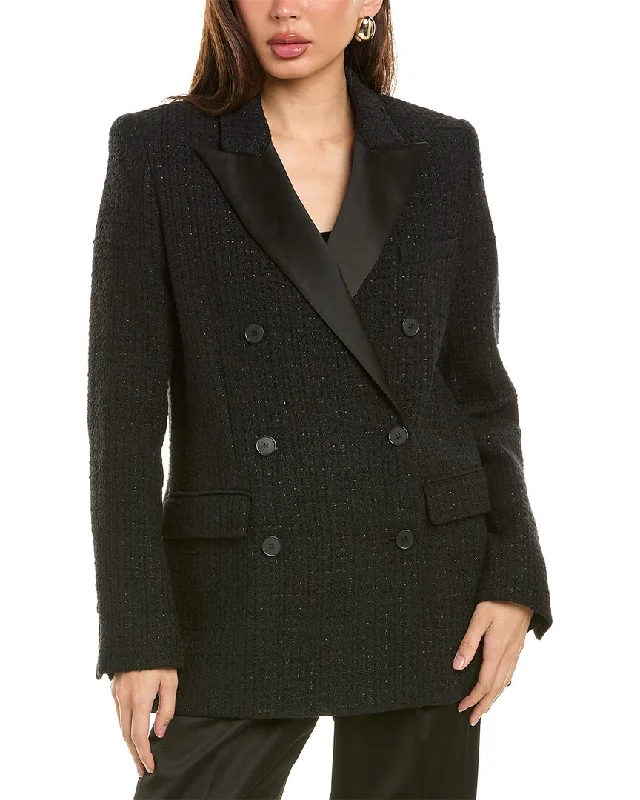 Playful Elegance IRO Adelaide Wool-Blend Jacket