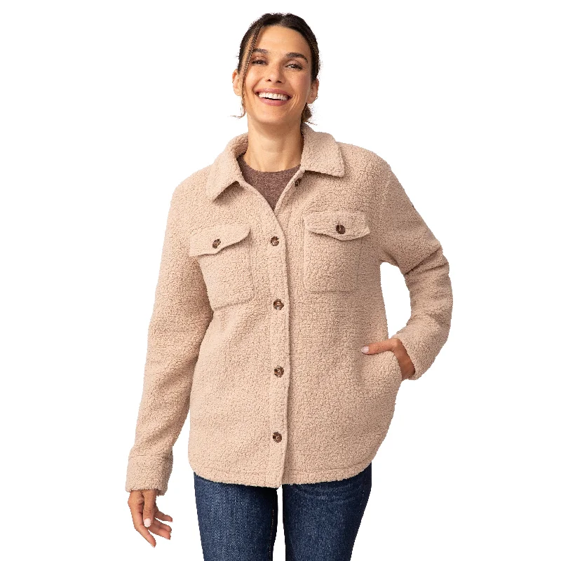 Seasonal Style Discounts Free Country Women's High Pile Shacket