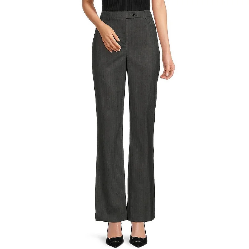 Today Only Womens Pinstripe Polyester Trouser Pants