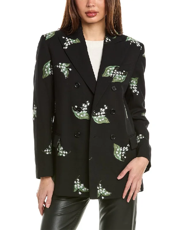 Browse Our Top Products RED Valentino Wool-Blend Jacket