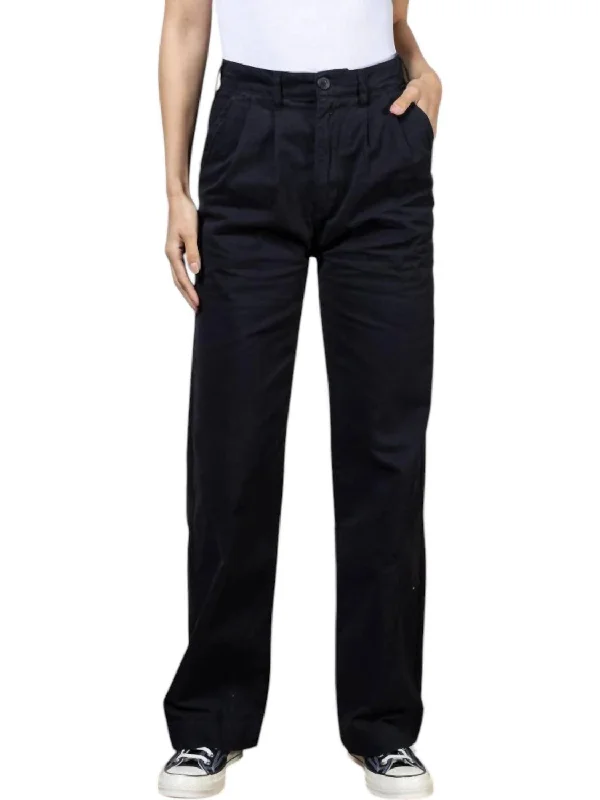 Casual Wear Ellery High Rise Wide Leg Trouser In Black