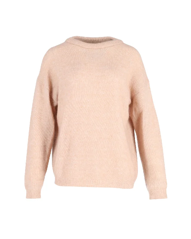 Vintage Style Clothing Sale Acne Studios Brushed Knit Sweater in Peach Mohair