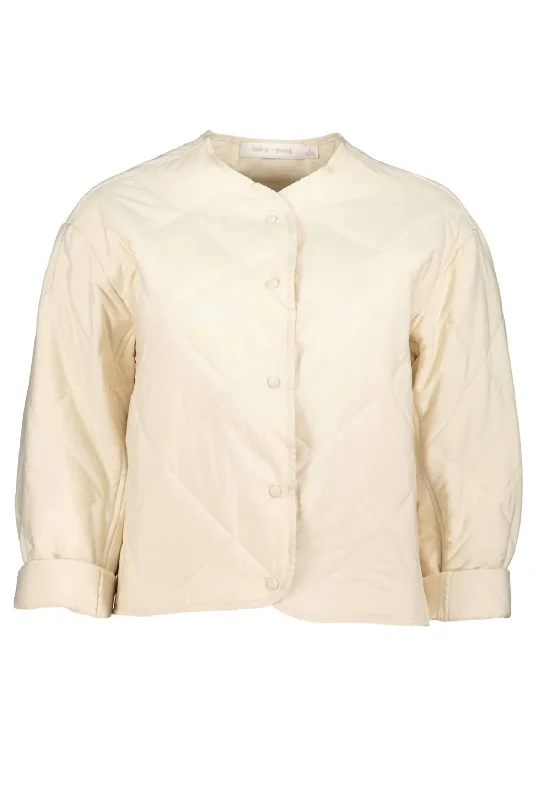 Evening Looks Buchanan Shell Jacket In Cream